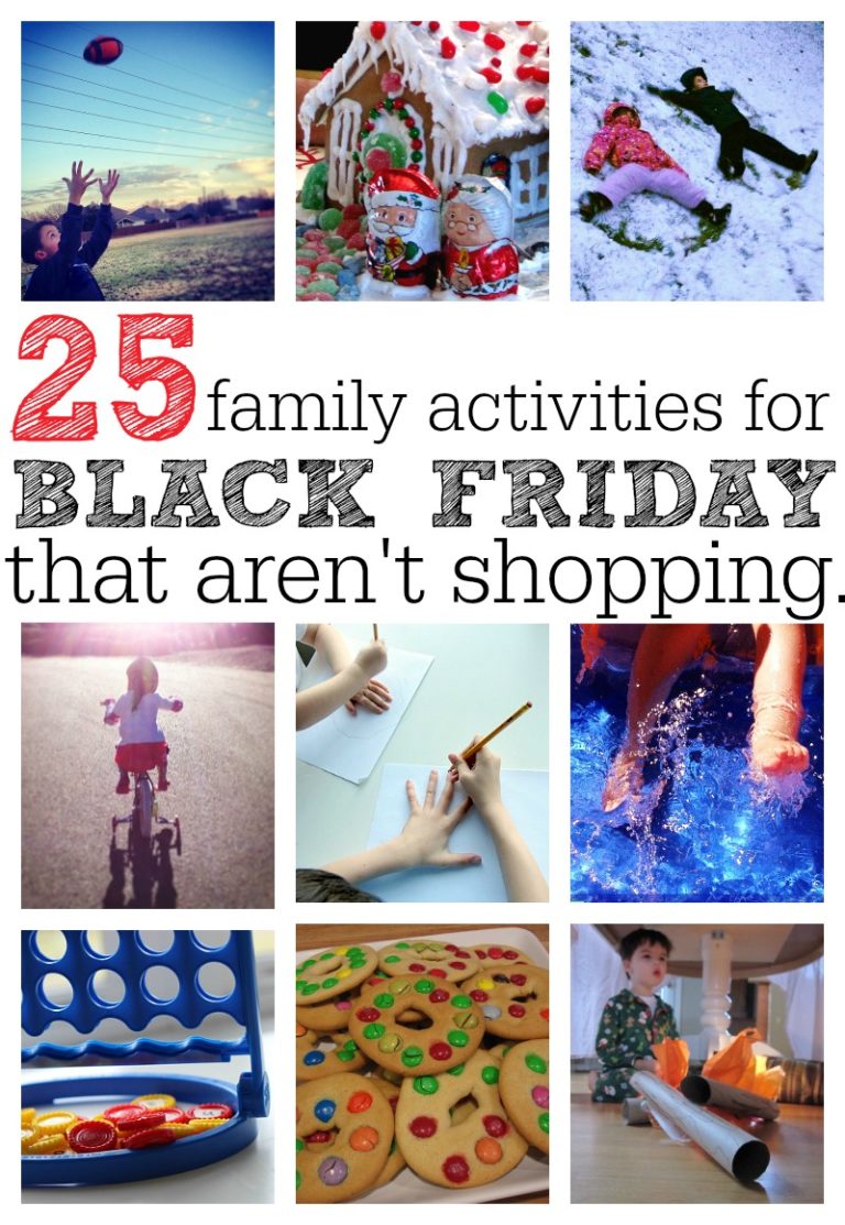 25 Family Activities for Black Friday Together Counts